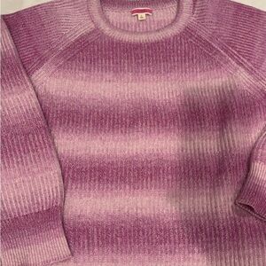 J.Crew 100% cashmere purple Ombre Sweater women’s large